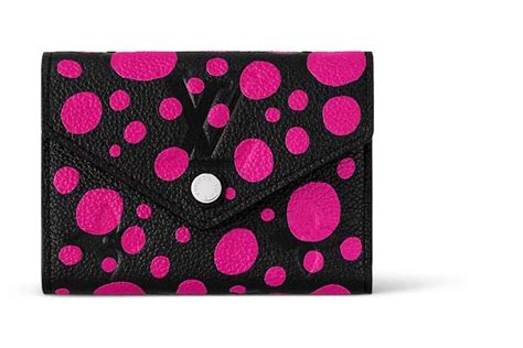 Louis Vuitton LV x YK Victorine Wallet Black/Fuchsia 